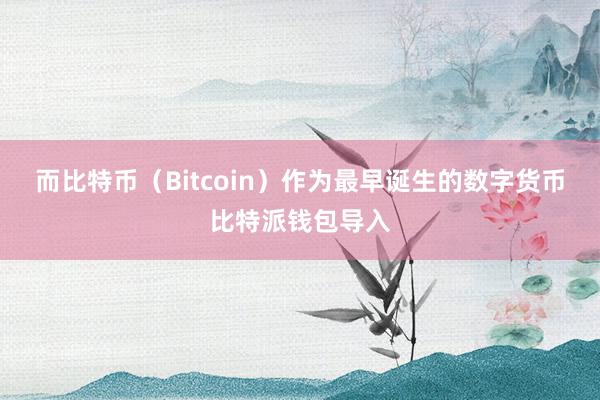 而比特币（Bitcoin）作为最早诞生的数字货币比特派钱包导入