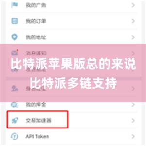 比特派苹果版总的来说比特派多链支持
