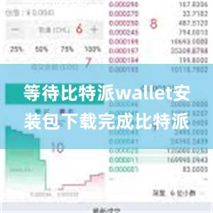 等待比特派wallet安装包下载完成比特派